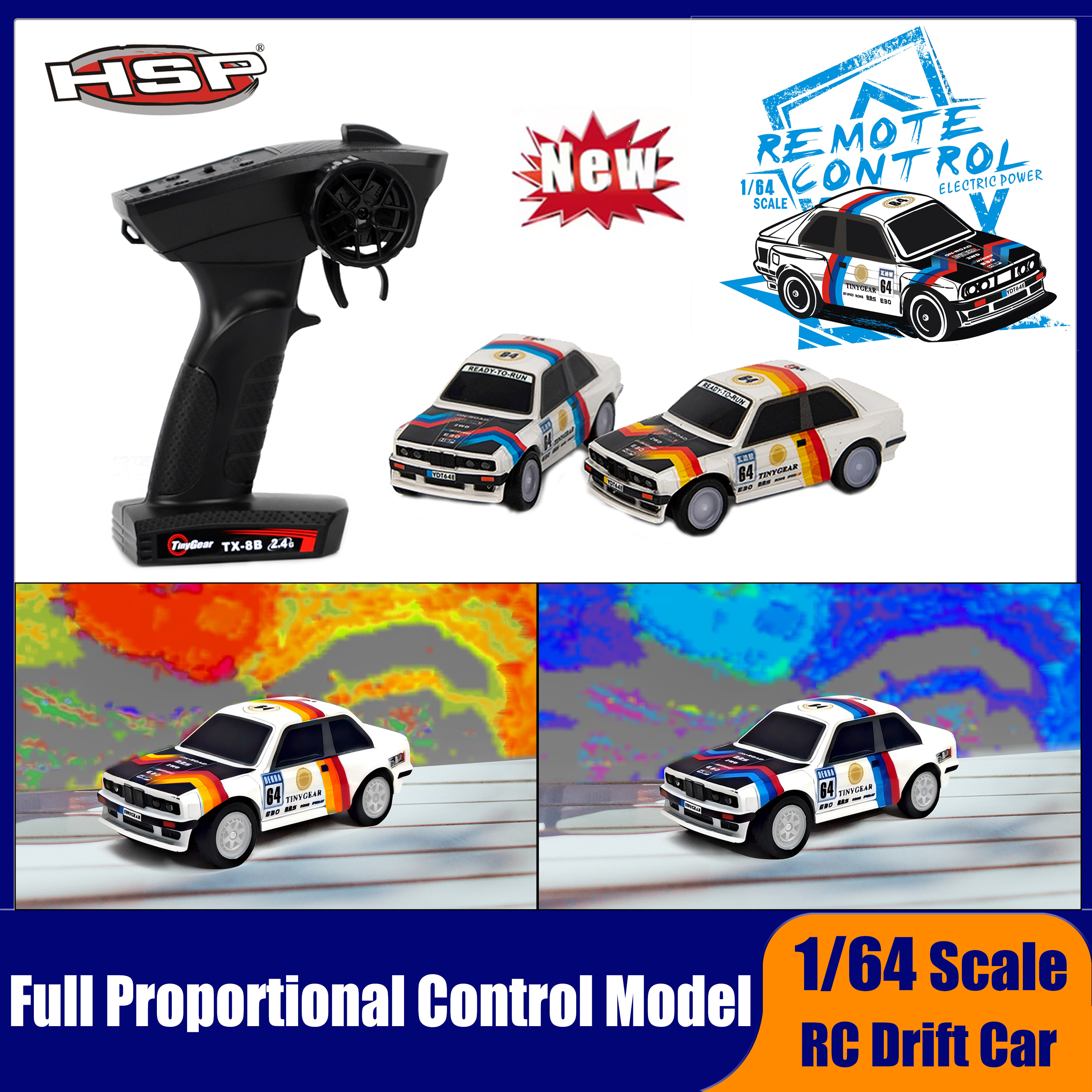 Rc Hobby Desk - HSP 1/64 RC Drift Car 2.4G
