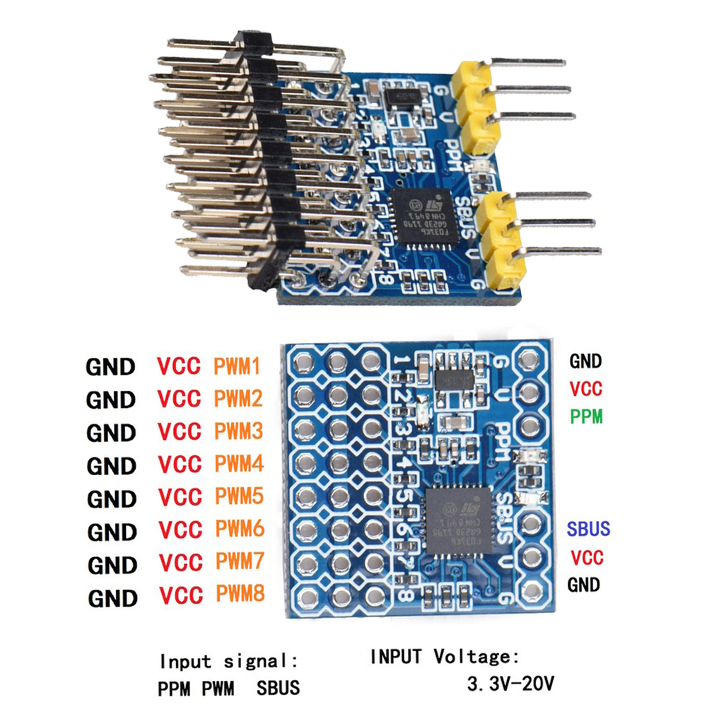SPP-SBUS 8CH SPP Converter 15A - đánh giá và giá Receiver Sbus 8Ch
