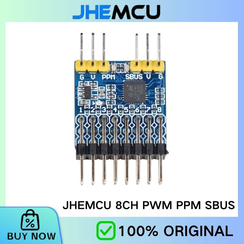 JHEMCU 8CH Receiver PWM PPM SB - đánh giá và giá Receiver Sbus 8Ch