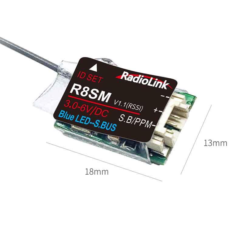 Radiolink R8SM 8CH 2.4G Receiv - đánh giá và giá Receiver Sbus 8Ch
